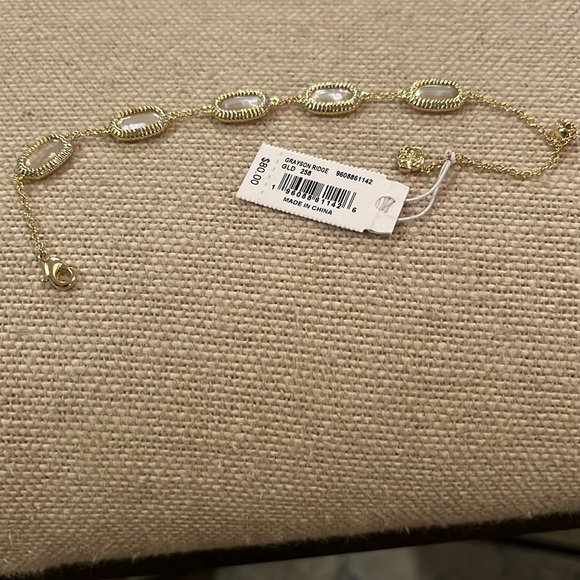 Kendra Scott Grayson Ridge 14K Plated Link Bracelet/NWT - Picture 6 of 7